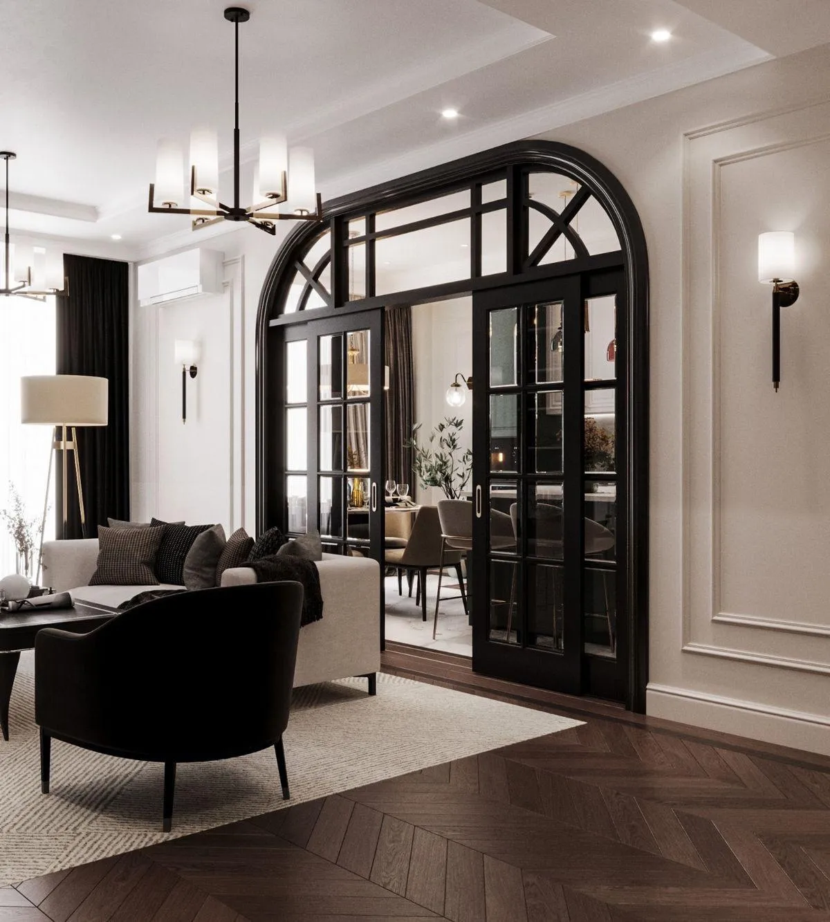 Salon – Yemek Alanı Geçiş Mekânı Tasarımı & Uygulama